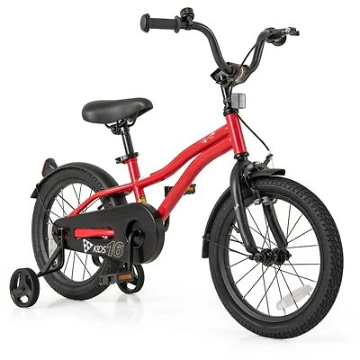 Bicycle for Kids with Adjustable Seat Bell Reflectors for Visibility