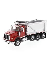 1/50 Red International HX620 Tandem Dump Truck By Diecast Masters