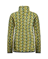 Weird Fish Women's Reena 1/4 Zip Printed Microfleece