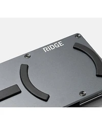 The Ridge Men's Ridge Wallet For Magsafe - Gunmetal - Cash Strap