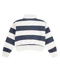 abercrombie kids Girls Half Zip Preppy Pullover Sweatshirt