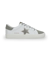 Grande - White Mint Washed Gold Women's's Sneaker by Vintage Havana