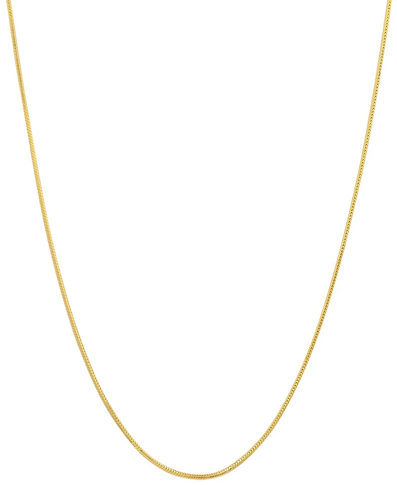 Steeltime Women's 14K Gold Plated Snake Chain Necklace