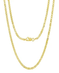 Steeltime Unisex 14K Gold Plated Mariner Superflat Necklace