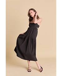 endless rose Women's Textured Maxi Dress