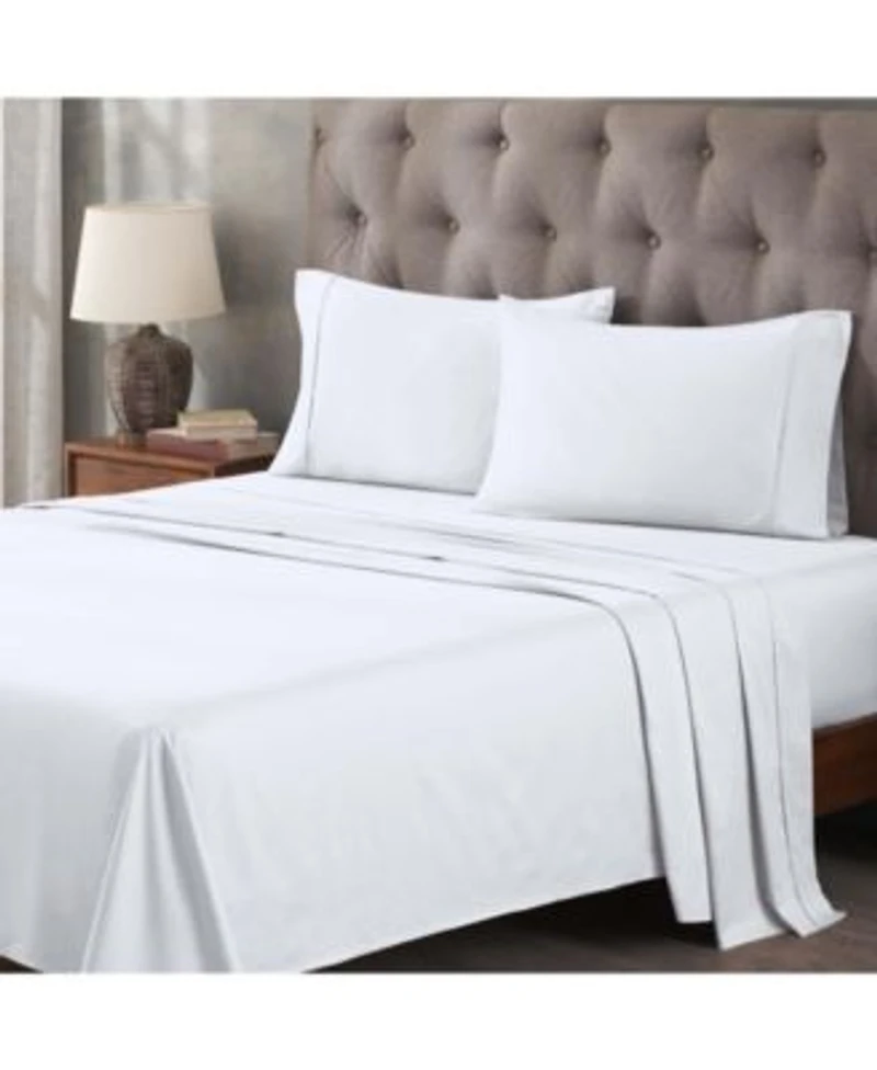 Superior Egyptian Cotton 400 Thread Count Solid Deep Pocket Sheet Set
