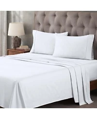 Superior Egyptian Cotton 400 Thread Count Solid Deep Pocket Sheet Set