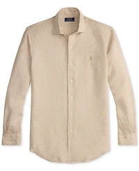 Polo Ralph Lauren Men's Classic-Fit Houndstooth Linen Shirt