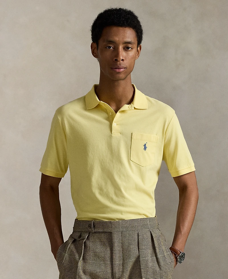 Polo Ralph Lauren Men's Classic-Fit Jersey Pocket Polo Shirt
