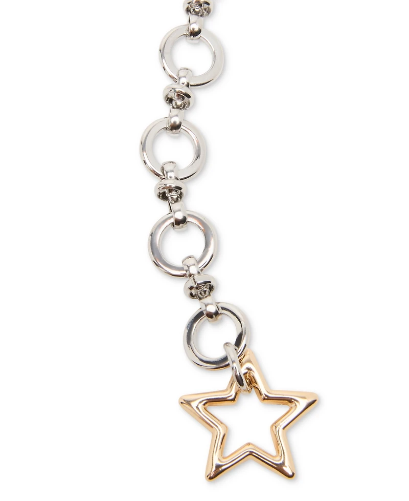 Steve Madden Heart & Star Ring Chain Belt