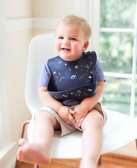 Loulou Lollipop Baby Space Print Bibs Set