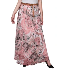Ny Collection Plus Chiffon Maxi Skirt