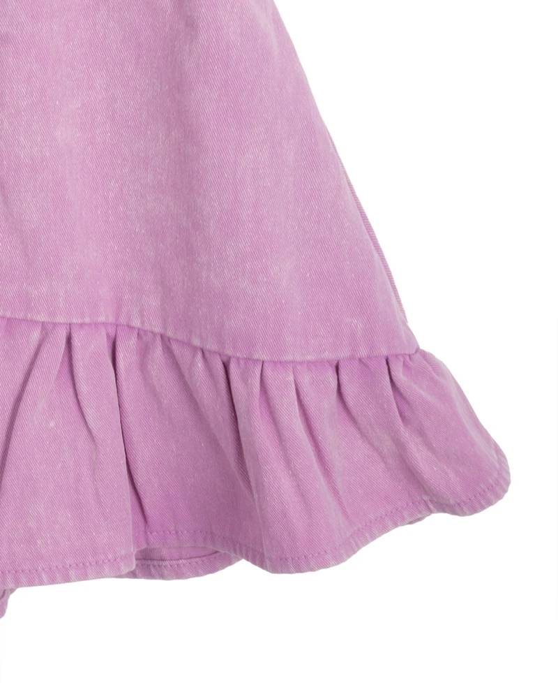 Rare Editions Little Girls 2-Piece Just Smile Crewneck T-Shirt and Skort Set