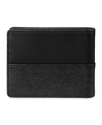 Calvin Klein Men's Rfid Overlapping Saffiano Slimfold Wallet