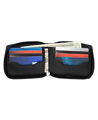 Calvin Klein Men's Rfid Overlapping Saffiano Zip Around Wallet