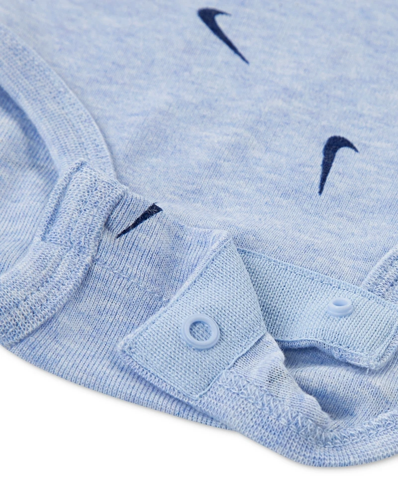 Nike Baby Boy Bodysuit, Waffle Pants & Socks, 3 Piece Gift Set