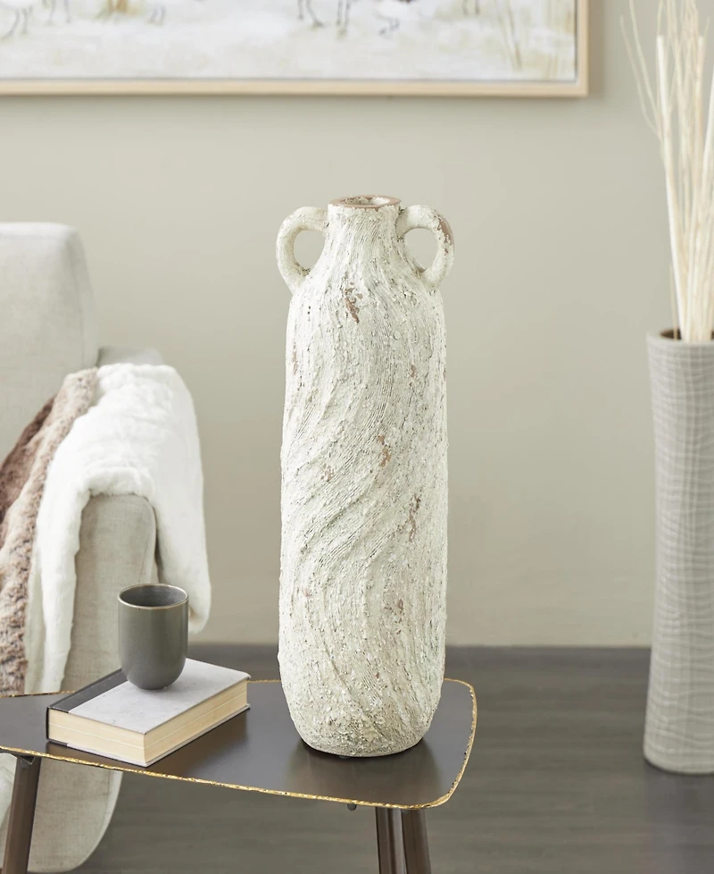 Rosemary Lane Magnesium Oxide 22" Contemporary Vase