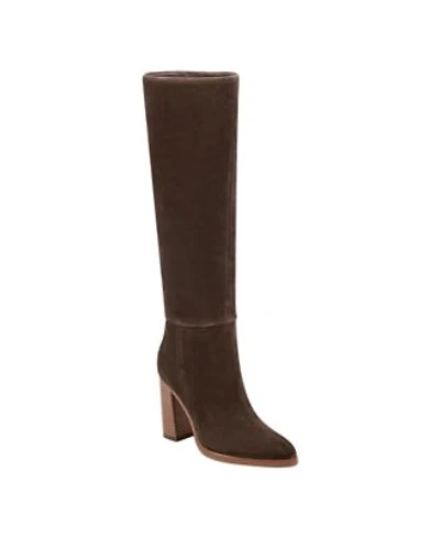 Marc Fisher Ltd Womens Lannie Tall Block Heel Boots Regular Wide Calf