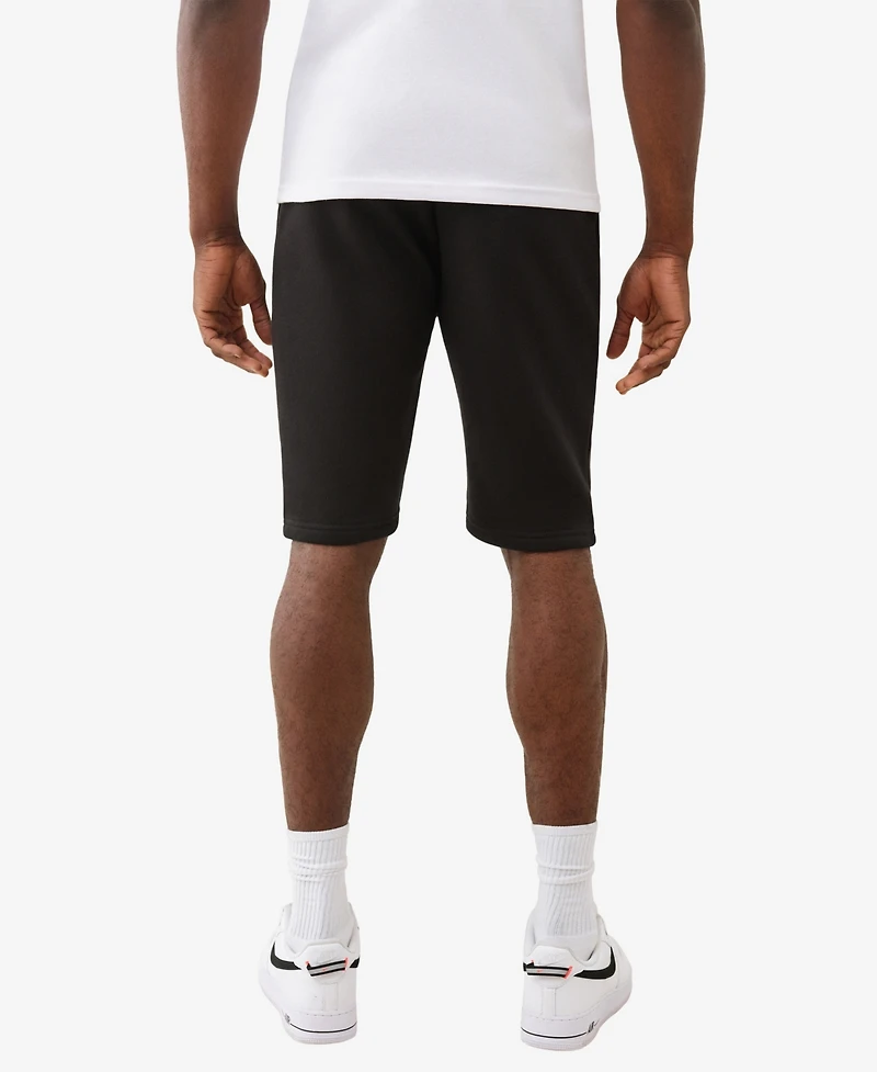 True Religion Men's Tiger Face Fleece Shorts