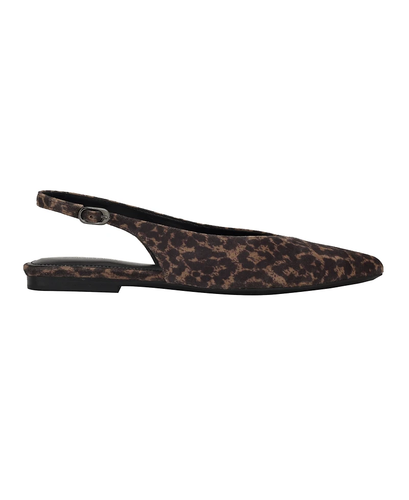 Calvin Klein Women's Galiana Pointy Toe Slingback Flats