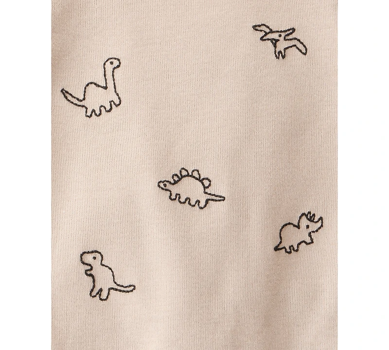 Carter's Baby Boys Cotton Dinosaur Long-Sleeve Bodysuit & Pants, 2 Piece Set