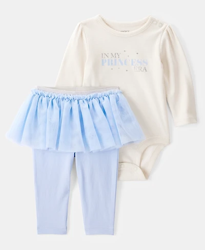 Carter's Baby Girls Princess Era Bodysuit & Tutu Pants, 2 Piece Set