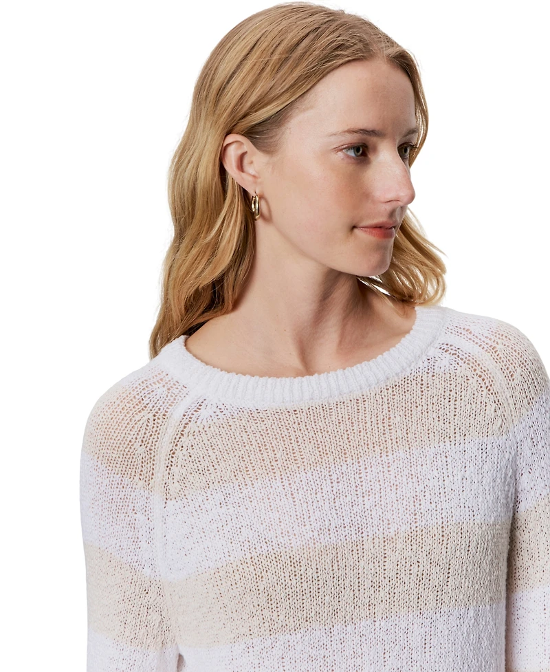 Sanctuary Women's Textured Raglan Crewneck Sweater
