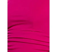 Emerald Sundae Juniors' One-Shoulder Short Bodycon Dress