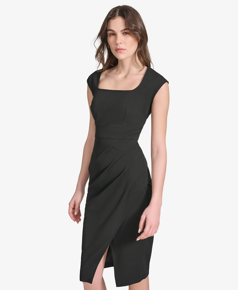 Calvin Klein Women's Square-Neck Sheath Dress