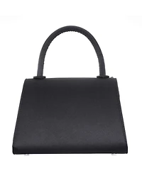 Nina Crystal Double Bow Handheld Satchel Bag