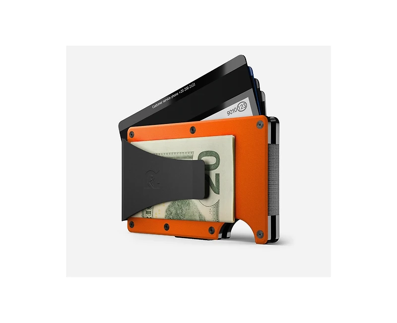 The Ridge Men's Ridge Wallet - Basecamp Orange - Money Clip