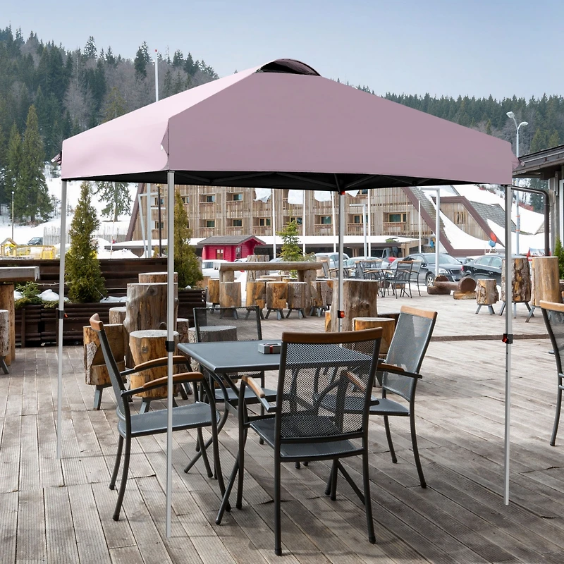 Outdoor Pop-up Canopy Tent with Roller Bag for Easy Transport and Setup