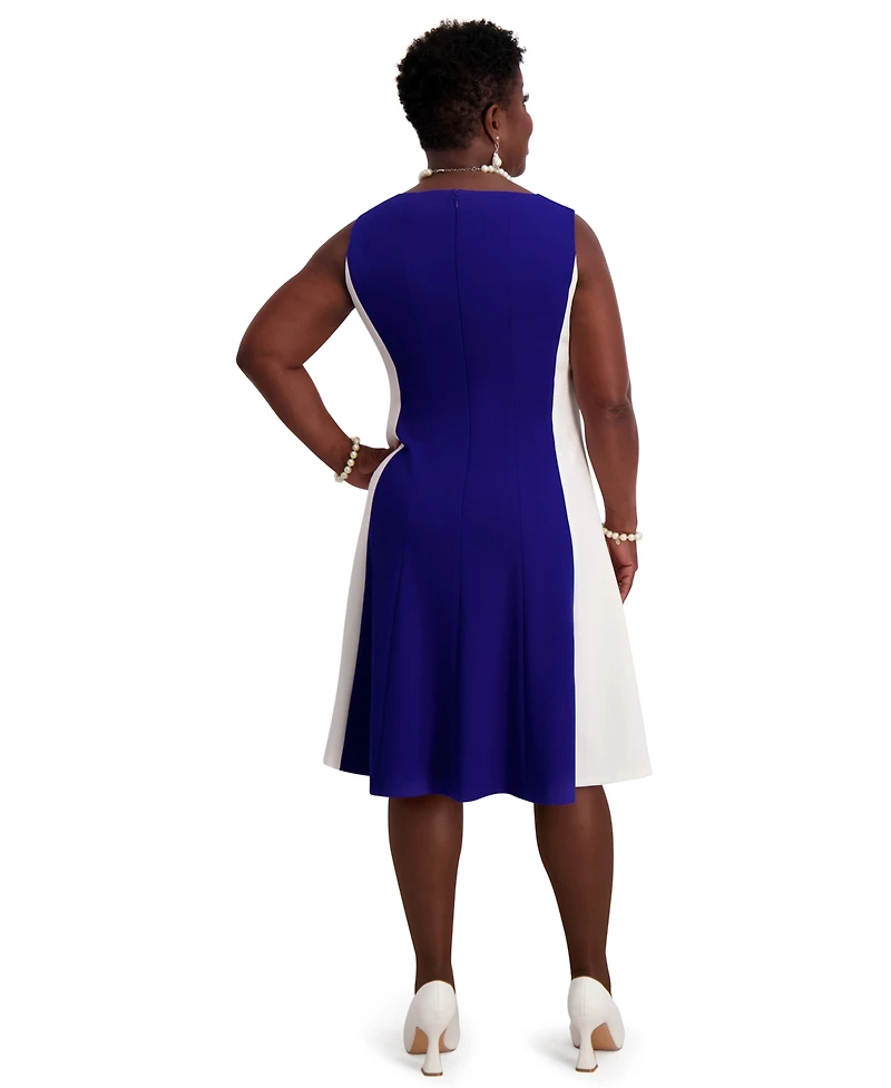 Kasper Women's Seamed Sleeveless Dress