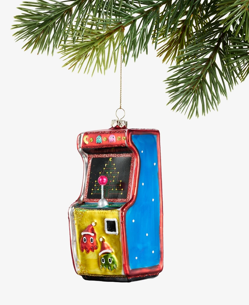 Holiday Lane Eclectic Charm Glass Game Machine Ornament, Macy's Exclusive