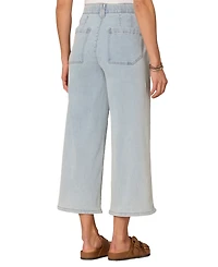 Democracy Women's AbSolution Skyrise Cropped Wide-Leg Jeans