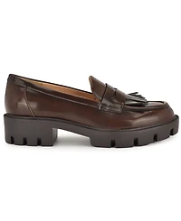 Nine West Women's Missa Lug Sole Penny Loafers