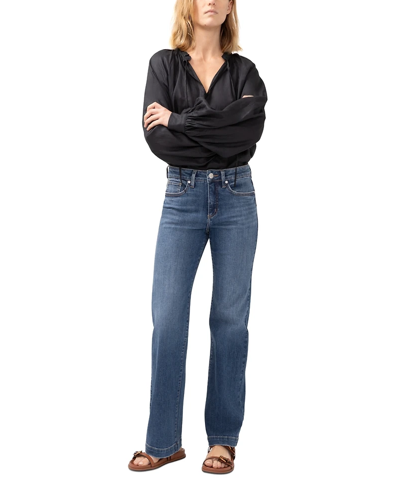Silver Jeans Co. Women's Avery High Rise Curvy Fit Trouser