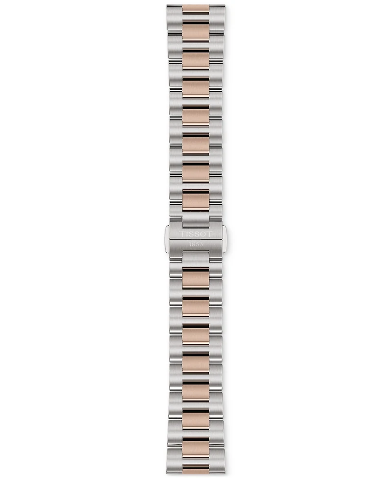 Tissot Women's Swiss Prc 100 Solar Two-Tone Stainless Steel Bracelet Watch 34mm