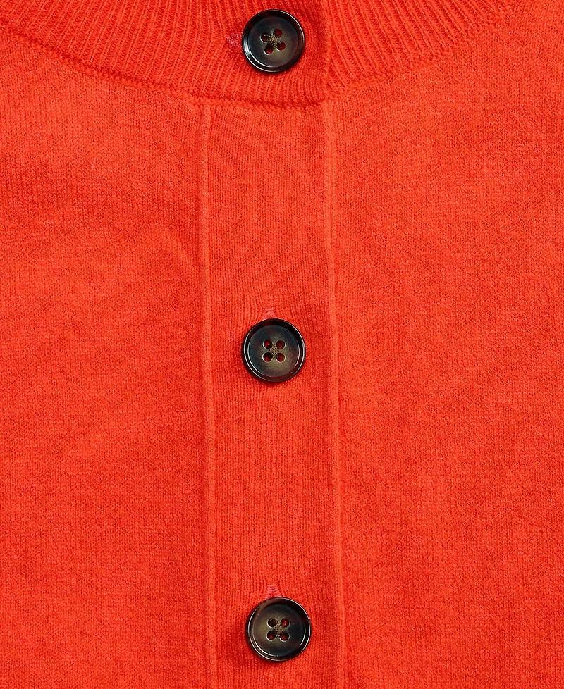 On 34th Women's Crewneck Button-Front Cardigan, Exclusively at Macy's