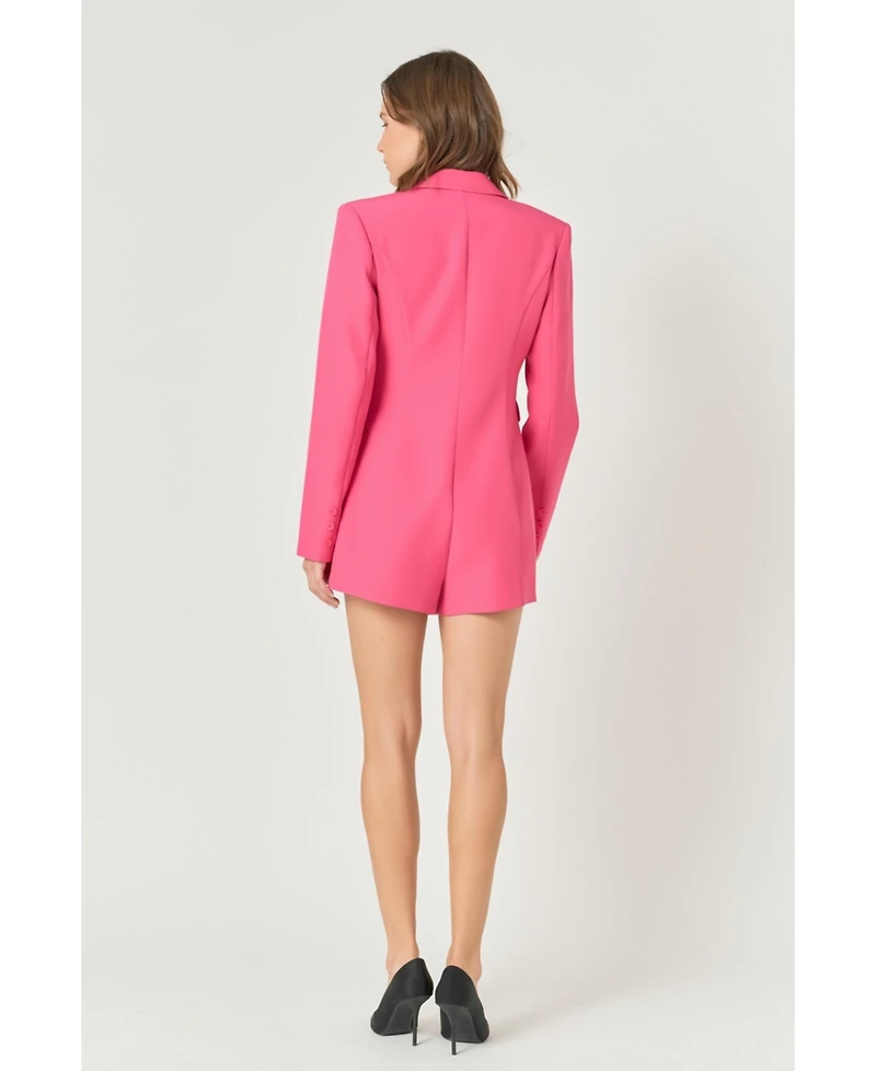 endless rose Women's Suit Blazer Romper