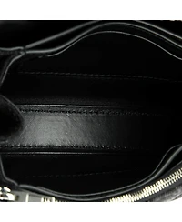 Pre-Owned Balenciaga Small Crush Chain Flap Bag Quilted Denim