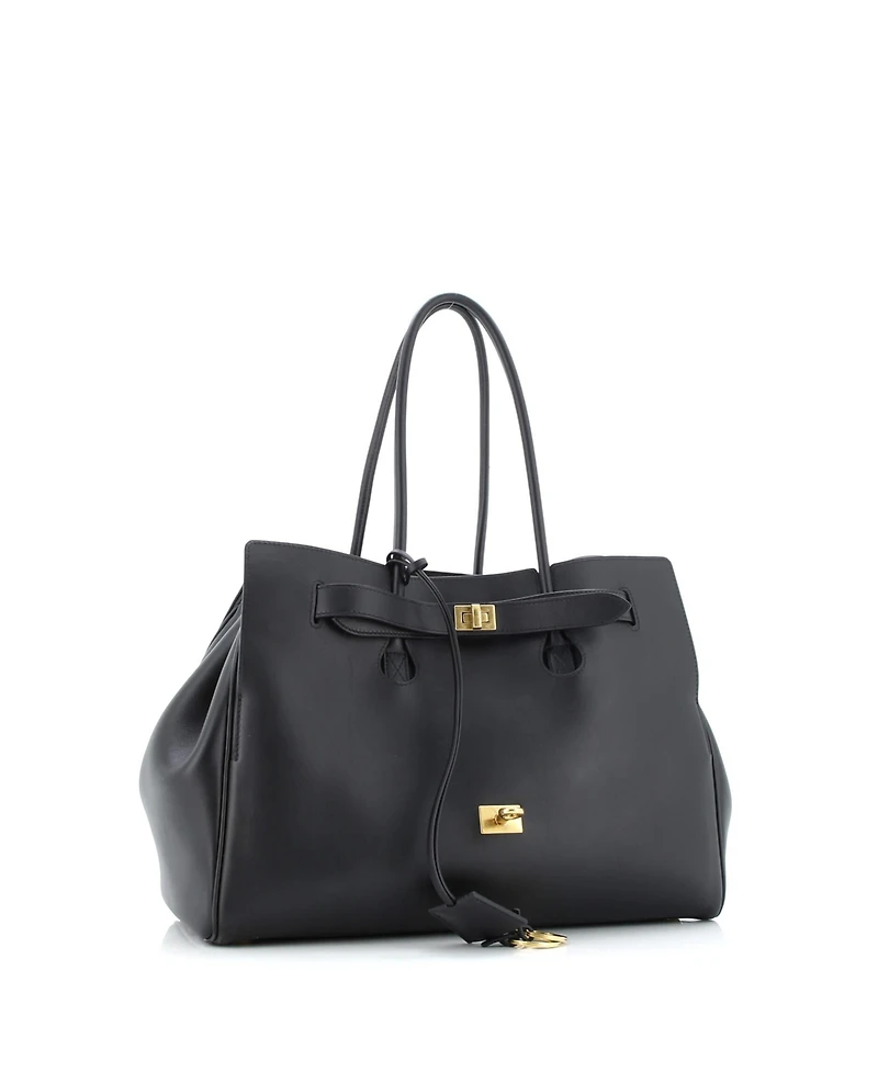 Pre-Owned Balenciaga Medium Bel Air Carry All Bag Leather