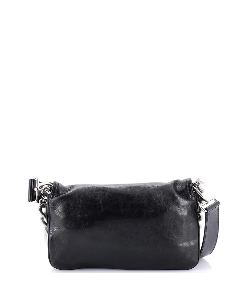 Pre-Owned Balenciaga Small Bb Soft Flap Bag Leather