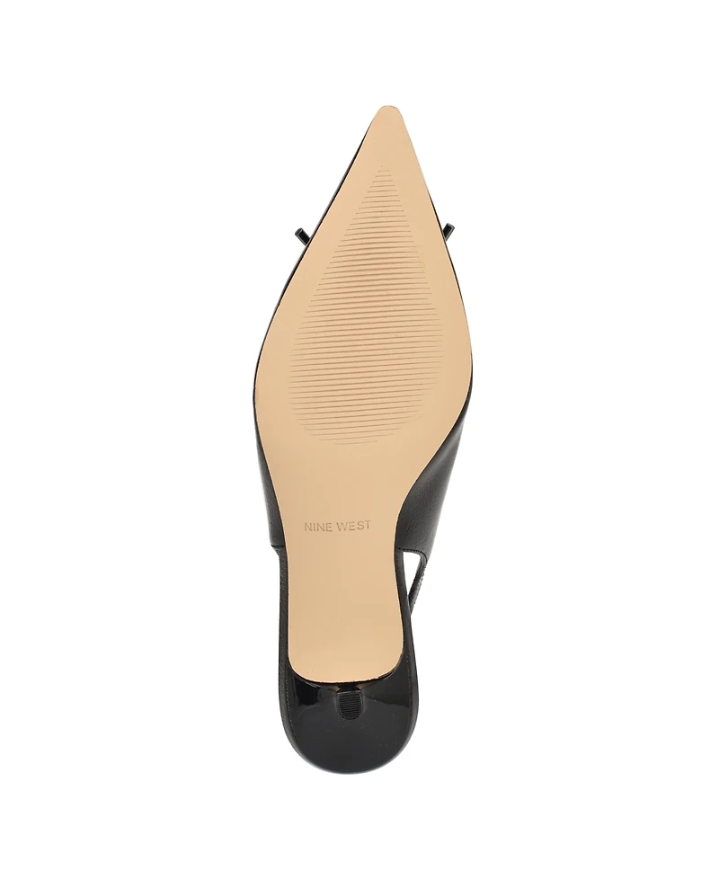 Nine West Women's Anora Lace-Up Slingback Pumps