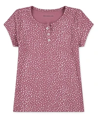 abercrombie kids Little and Big Girls Essential Henley T-Shirt