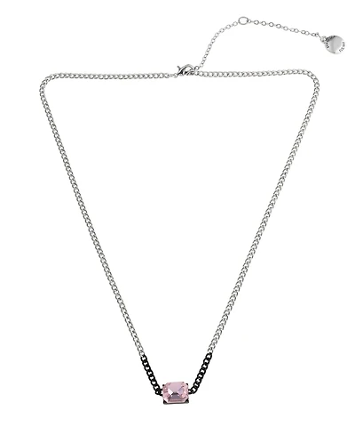 Steve Madden Punk Romance Stone Pendant Necklace