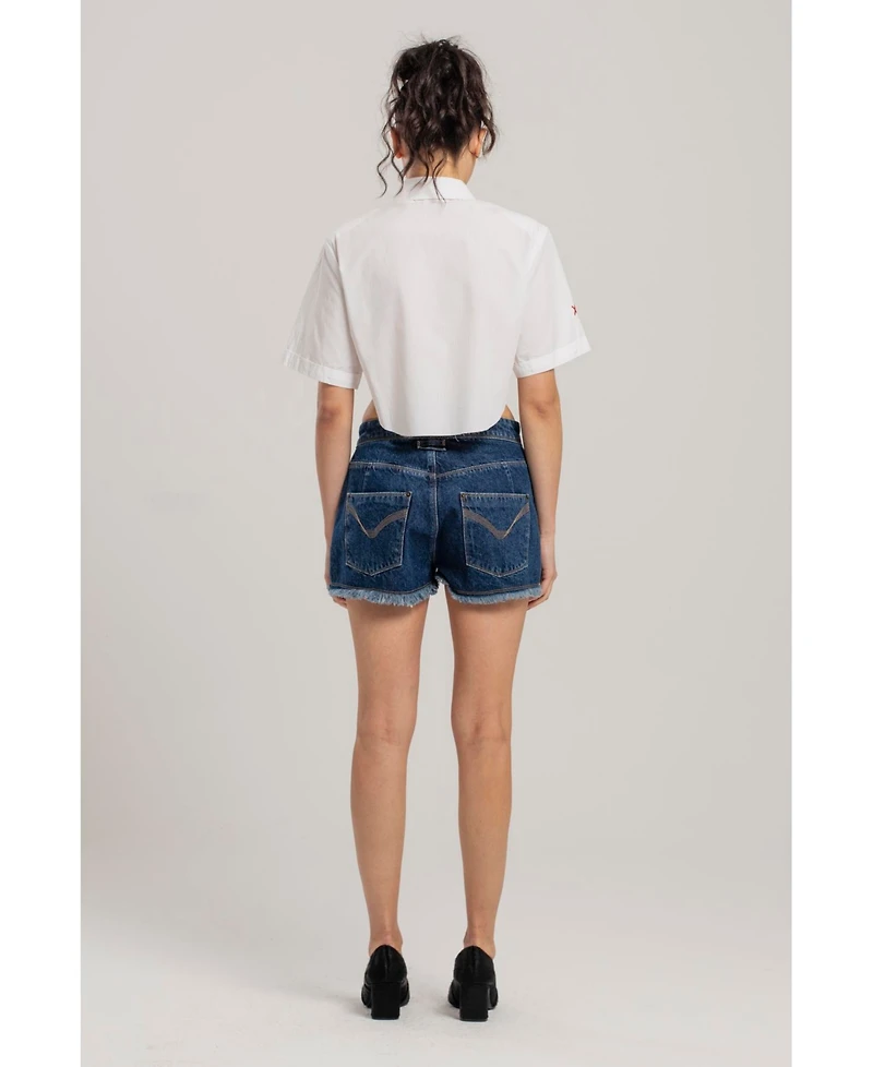 Pcfg Women's Free Heaven Short With Zip Details