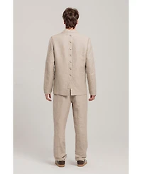 Pcfg Men's Free Heaven Linen Oversized Blazer