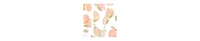 Hudson Baby Girls Cotton Dress and Cardigan Set, Sweet Peach