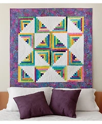 Accuquilt Go! Log Cabin-12" Finished by Leslie Main Die